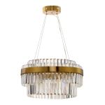 Citilux Sheldon CL339153 LED Люстра хрустальная с пультом Бронза