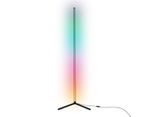 Светильник светодиодный напольный RGB с пультом FL8027 BK черный LED 20W RGB D32*1650 (ПДУ РАДИО 2.4G)