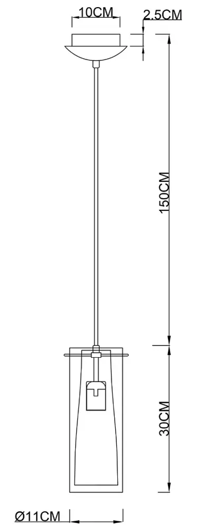 Подвесной светильник Arte Lamp ARIES A8983SP-1PB, 1хE27