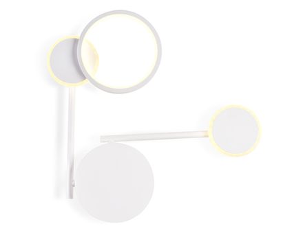 Настенный поворотный светодиодный светильник FL5197 SWH белый песок LED 3000K 13W 445*400*60