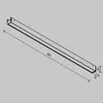 Трековый светильник Basis Elasity 3000K 25Вт, TR161-1-25W3K-B. TM Maytoni