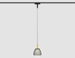 Светильник светодиодный трековый для шинопровода Magnetic Ultra Slim GV1656 BK/GD черный/золото IP20 9W 4200K 48V 24° D115*1500