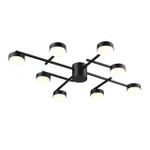 8186/8C COMFI LN25 205 черный, металл Люстра потолочная LED GX53 8*7W 220V DABRA