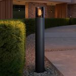 Ландшафтный светильник Roil IP54 чёрный/дымчатый плафон 35125/F