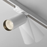 Трековый светильник Фокус / Focus LED Unity 3000K 12Вт 50°, TR021-1-12W3K-W-W. TM Maytoni