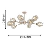 Потолочная люстра Tilda 2658-10U, 10*E14*40W. ТМ F-Promo