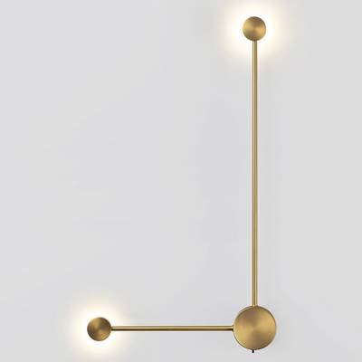 7009/10WL HIGHTECH ODL25 319 античная бронза/металл/акрил Настенный светильник LED 3000/4000K тумблер на корп. 10W 220V CRI &gt; 90 SATELLITE