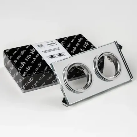 002544 Светильник RIFLE MR16/HP16 ХРОМ/ЗЕРКАЛЬНЫЙ