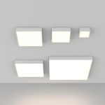 Потолочный светильник Зон / Zon 24 Вт 4000 К 120°, C032CL-24W4K-SQ-W. TM Maytoni