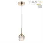 8083/1A LEDIO LN25 золото/прозрачный, металл/акрил Подвесной светильник LED 1*3W 220V RIMINI