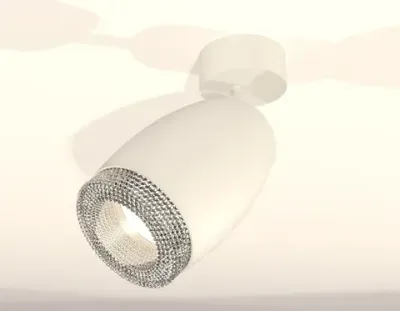 Комплект поворотного светильника XM1122002 SWH/CL белый песок/прозрачный MR16 GU5.3 (A2202, C1122, N7191)