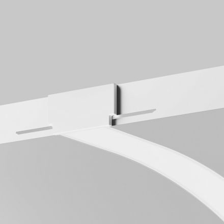 Алюминиевый профиль встраиваемый с вертикальным изгибом ALM-6214TB-S-2M, 636005. TM Maytoni