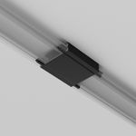 Коннектор питания прямой Radity черный, TRA084C-11B. TM Maytoni