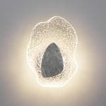 5461/12WLB L-VISION ODL_EX26 черный/прозрачный/серый/металл/стекло/мрамор Настенный светильник LED x 12W 3000K CORALLA