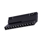 ST805.436.12 Магнитный трековый светильник Черный LED 1*12W 3000K 450Lm Ra&gt;90 36° IP20 L220xW22xH117 48VV