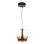 SL6014.413.01 Светильник подвесной ST-Luce Черный/Коричневый, Черный LED 1*17W 3000K