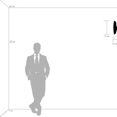 803600 Светильник настенный DISSIMO 1х40W E14 ХРОМ/БЕЛЫЙ Lightstar