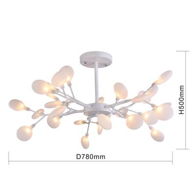 Подвесная люстра Skein 2479-10P, 30*G4LED*3W, 4914LM, 3000K. ТМ F-Promo