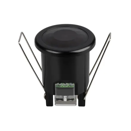 Датчик движения NAVE-PIR-BUILT-R50-400W-BK (230V, 1.7A, MINI, IP20) (Arlight, Пластик, 5 лет)