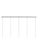 L5PL721134 Подвес пятерной линейный EXTRA 5x3x5W(led) G9 (721134 - 5 + 572164 -1) ХРОМ Lightstar