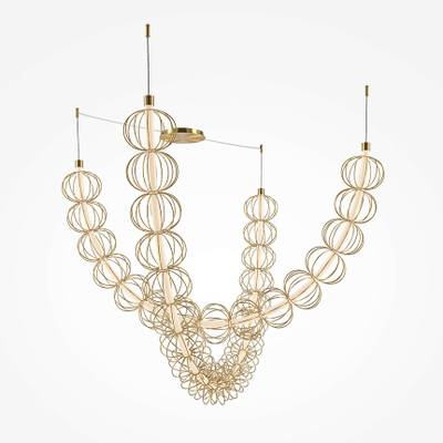 Подвесной светильник Golden Cage 3000К 107Вт, MOD216PL-L55G3K. TM Maytoni