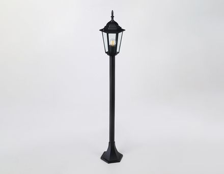 Светильник уличный ландшафтный ST2037 BK/CL черный/прозрачный IP54 E27 max 40W D150*1100