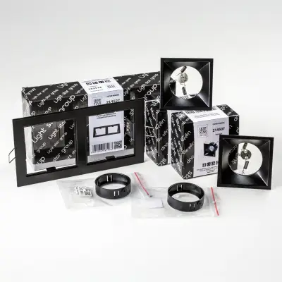 D5270707BMOD Светильник DOMINO QUADRO под LED модуль/лампу МR16 (214527+214507+214507+214007+214007)