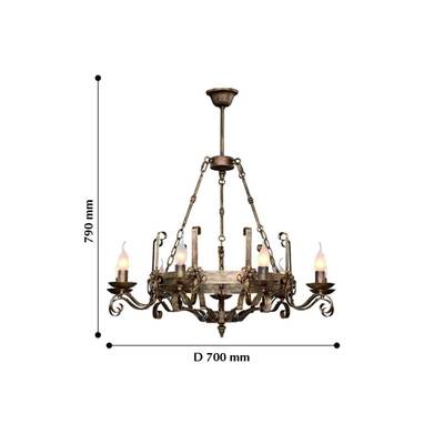 Подвесная люстра Boulogne 2159-9P, 9*E14*40W. ТМ F-Promo