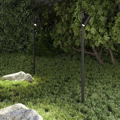 SL9525.405.02 Светильник уличный наземный ST-Luce черный/черный LED 2*6W 2700K