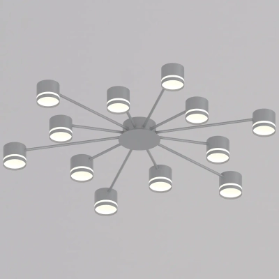 06730-0.3-12 GX53 GREY светильник потолочный Reluce, GX53х12