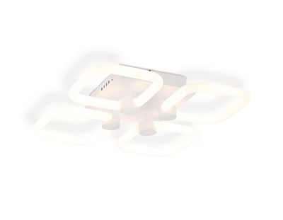 Потолочный светодиодный светильник с пультом FA3819/4 WH белый 3000K-6400K 67W 380*380*90 (ПДУ ИК)