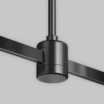 Крепление потолочное Long 760мм с прямым коннектором питания Flarity черный, TRA159C-IPCL1-B. TM Maytoni