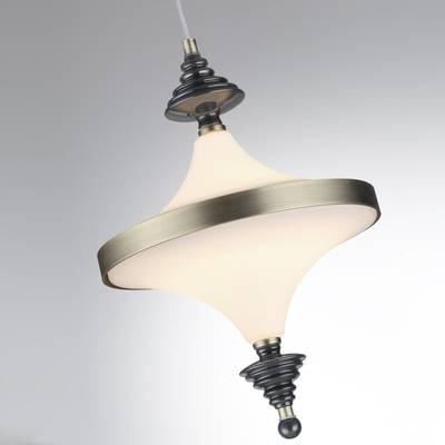 5404/23L L-VISION ODL_EX25 97 бронзов.брашированн./черный/стекло/керамика Подвес LED 23W 3000K ULA