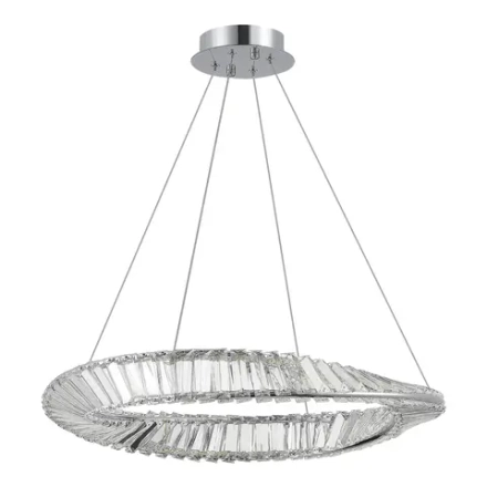 SL6204.101.01 Светильник подвесной ST-Luce Хром/Прозрачный LED 1*32W 4000K