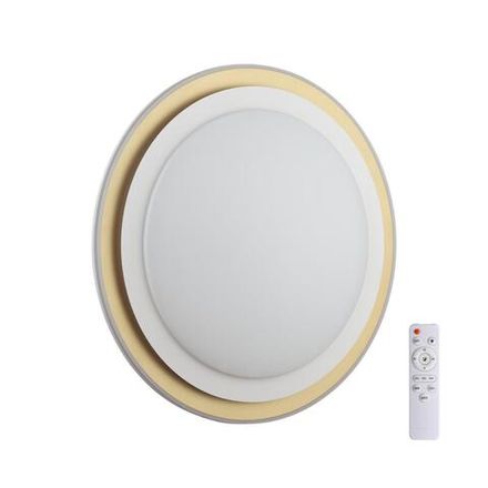7630/DL PALE SN 96 Светильник пластик/золотистый LED 48Вт 3000-6300K D410 IP43 пульт ДУ SETTA