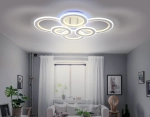 Потолочный светодиодный светильник с пультом FA8808 WH белый 198W 700*540*150 (ПДУ РАДИО 2.4)