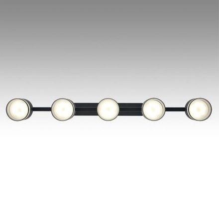 8240/5 COMFI LN26 240 черный, металл/акрил Светильник подвесной LED GX53 5*7W 220V LANIKA