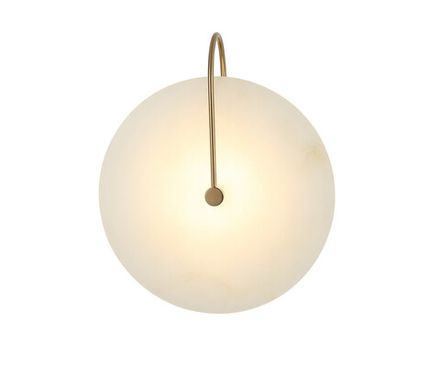 08437,36 Настенный светильник Мелисса латунь/белый d25 h30 Led 6W (3000K)