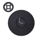 7660/32L MITRA LED SN 554 Светильник пластик/белый/черный LED 32Вт 3000/4000K D400 IP40 ALFA BLACK