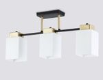 Светильник подвесной TR303046/3 BK/GD черный/золото E27/3 max 60W 540*100*270