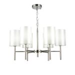 SLE107303-06 Светильник подвесной Никель/Белый E14 6*40W