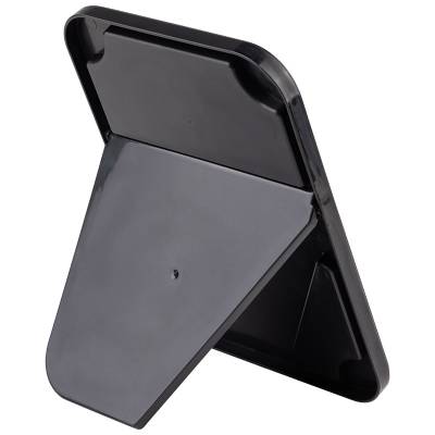 Зеркало косметическое настольное, 14*20 см, цвет: черный