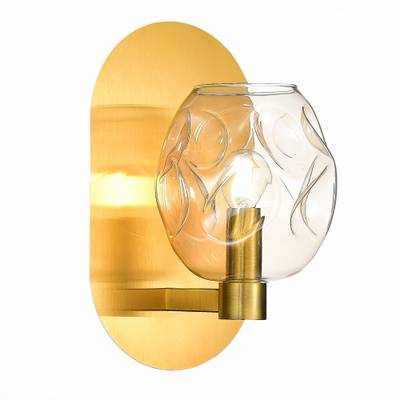 SL1188.301.01 Бра ST-Luce Латунь/Коньячный E14 1*40W