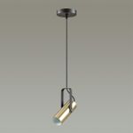 3714/1 MODERNI LN19 162 золотой, чёрный Подвес GU10 LED 1*5W 220V CLAIRE