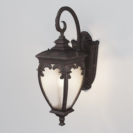Настенный светильник (бра) Fleur E27х1, IP44, O414WL-01BZ. TM Maytoni