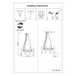 SL1236.203.06 Люстра подвесная ST-Luce Золотистый/Коньячный, Золотистый G9 6*5W