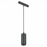 ST357.443.06 Магнитный трековый светильник подвесной ZOOM Черный LED 1*6W 4000K 667Lm Ra>80 10-60° IP20 D60xH120 48V