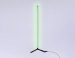 Светильник светодиодный напольный RGB с пультом FL8022 BK черный LED 15W RGB D32*1250 (ПДУ РАДИО 2.4G)