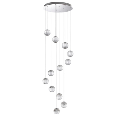 5007/56L L-VISION ODL24 567 хром/металл/акрил Люстра LED 56W 4000K 4711лм CRYSTAL