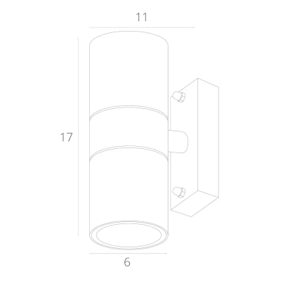 Фасадный светильник Arte Lamp MISTERO A3302AL-2WH, 2хGU10